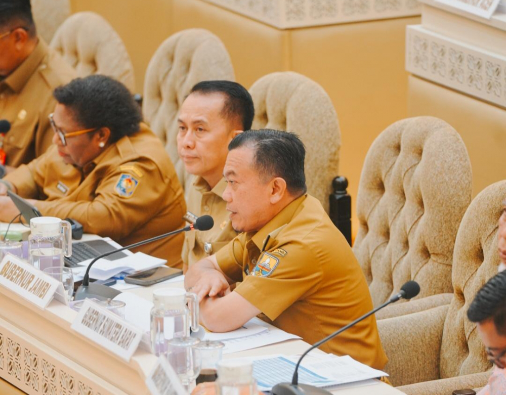 Gubernur Jambi Al Haris Hadiri RDP Bersama Komisi II DPR RI. Foto dok Kominfo Provinsi Jambi