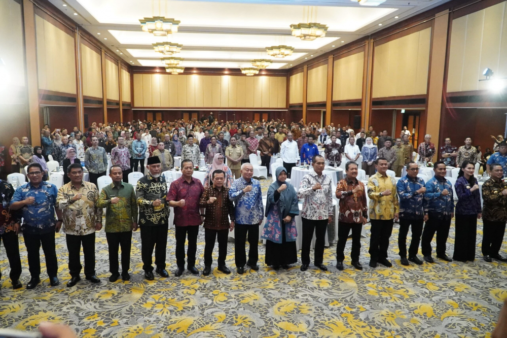 Gubernur Al Haris Hadiri Rakernis Tata Ruang Laut untuk Ekonomi Biru menuju Indonesia Emas. Foto dok Kominfo Provinsi Jambi